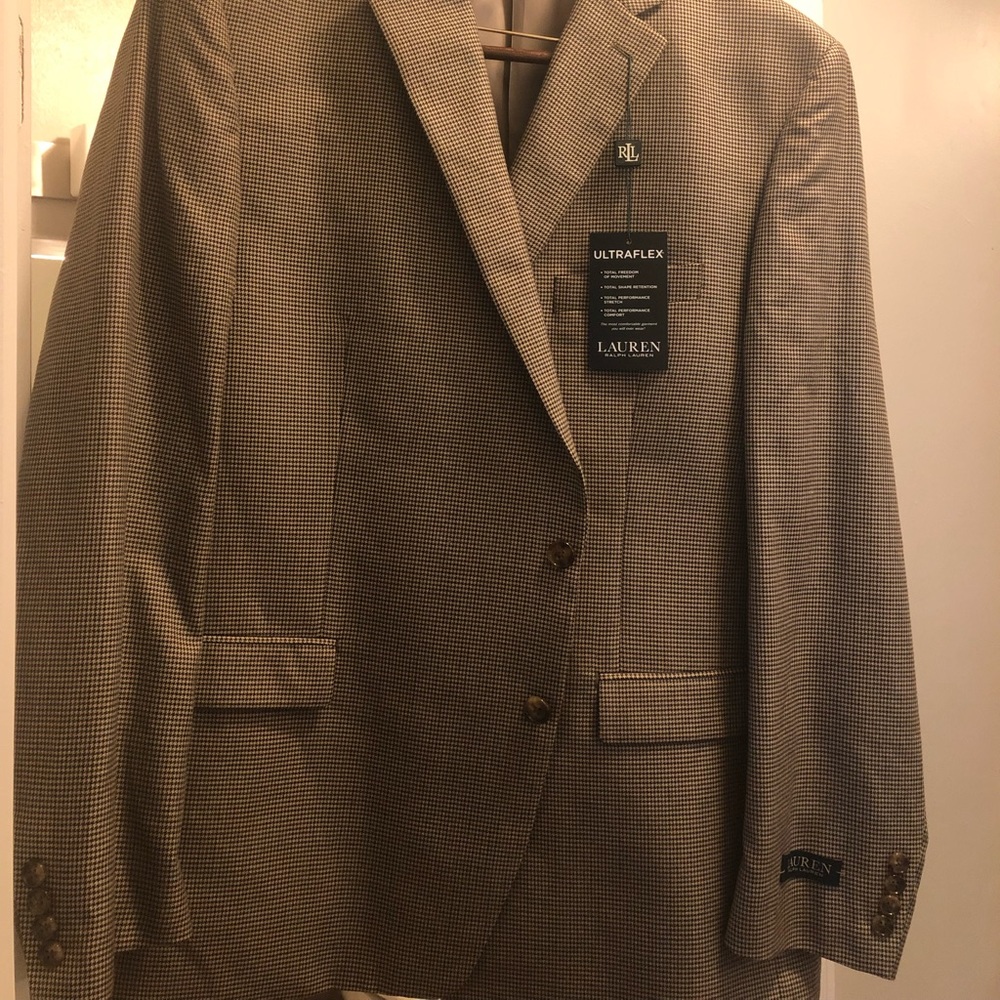 Mens Lauren Ralph Lauren Lexington Jacket in light brown